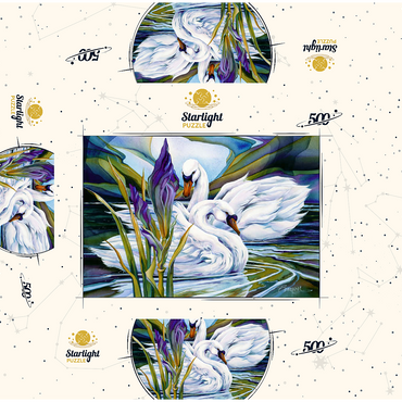 Everlasting Love 500 Jigsaw Puzzle box 3D Modell