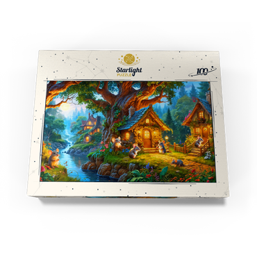 Mice Cottage Retreat 100 Jigsaw Puzzle box view3