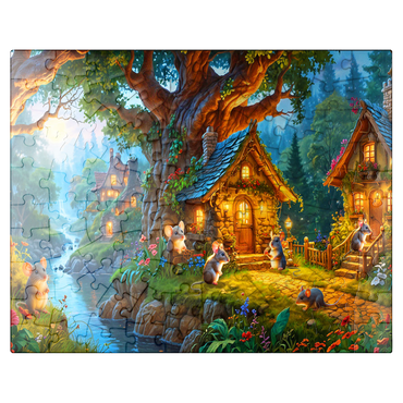 puzzleplate Mice Cottage Retreat 100 Jigsaw Puzzle