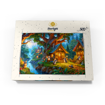 Mice Cottage Retreat 500 Jigsaw Puzzle box view3