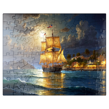 puzzleplate Ship Harbor Scene 100 Jigsaw Puzzle