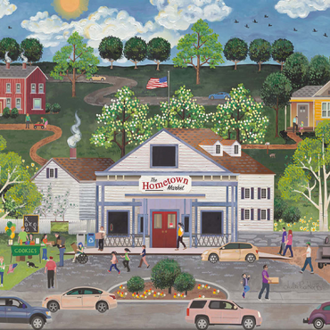 American Girl's Day Out 100 Jigsaw Puzzle 3D Modell