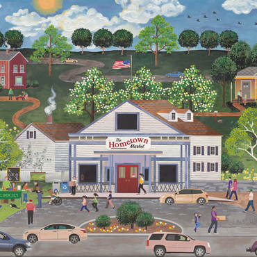 American Girl's Day Out 500 Jigsaw Puzzle 3D Modell