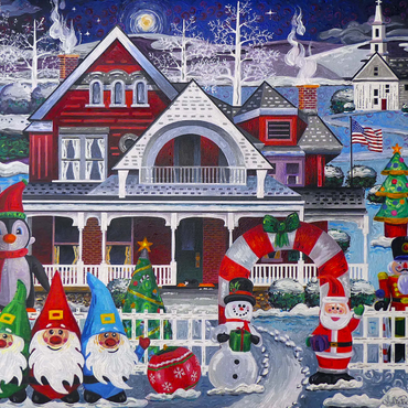 Inflatable Christmas 1000 Jigsaw Puzzle 3D Modell