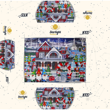 Inflatable Christmas 1000 Jigsaw Puzzle box 3D Modell