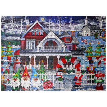 puzzleplate Inflatable Christmas 500 Jigsaw Puzzle