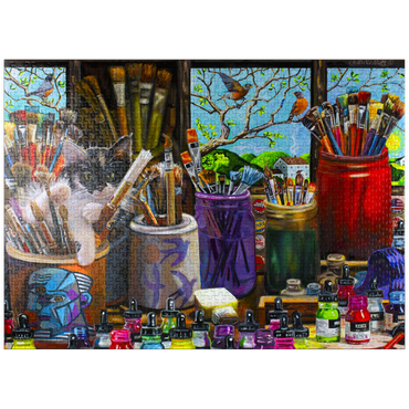 puzzleplate Art Studio 1000 Jigsaw Puzzle