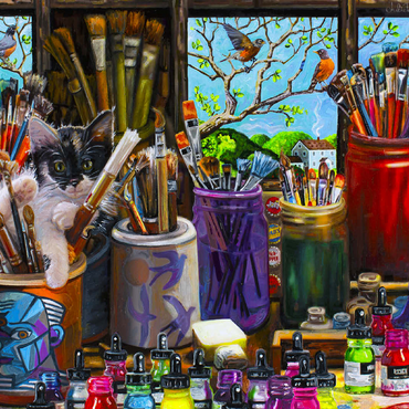 Art Studio 100 Jigsaw Puzzle 3D Modell