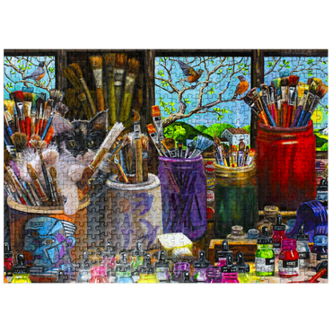 puzzleplate Art Studio 500 Jigsaw Puzzle