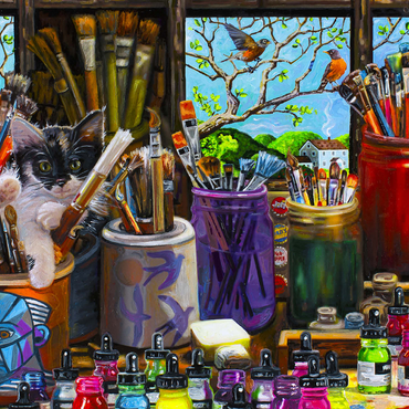 Art Studio 500 Jigsaw Puzzle 3D Modell