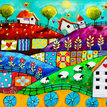 Country life 1000 Jigsaw Puzzle 3D Modell