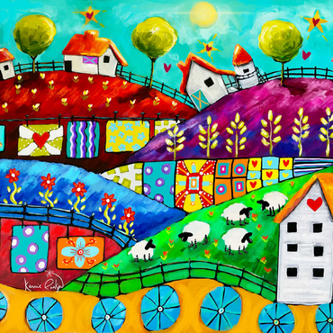 Country life 100 Jigsaw Puzzle 3D Modell