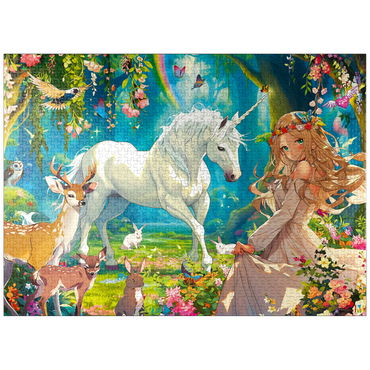 puzzleplate Fairy and Unicorn 1000 Jigsaw Puzzle