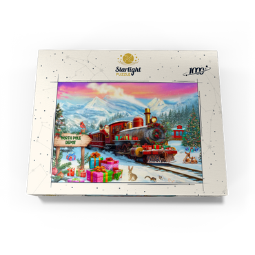 Santa Train 1000 Jigsaw Puzzle box view3