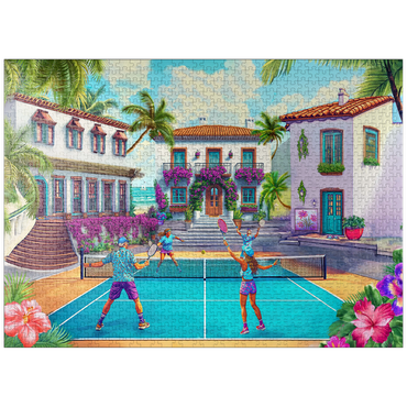 puzzleplate Pickleball 1000 Jigsaw Puzzle