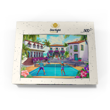 Pickleball 500 Jigsaw Puzzle box view3