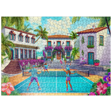 puzzleplate Pickleball 500 Jigsaw Puzzle