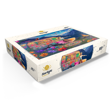 Flower Power 100 Jigsaw Puzzle box view1