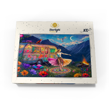 Flower Power 100 Jigsaw Puzzle box view3