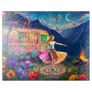 puzzleplate Flower Power 100 Jigsaw Puzzle