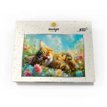 Sleeping Kitten 1 1000 Jigsaw Puzzle box view3