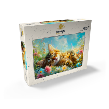 Sleeping Kitten 1 500 Jigsaw Puzzle box view2
