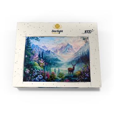 Forest Deer 1000 Jigsaw Puzzle box view3