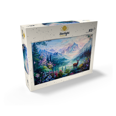 Forest Deer 100 Jigsaw Puzzle box view2