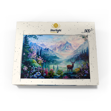 Forest Deer 500 Jigsaw Puzzle box view3