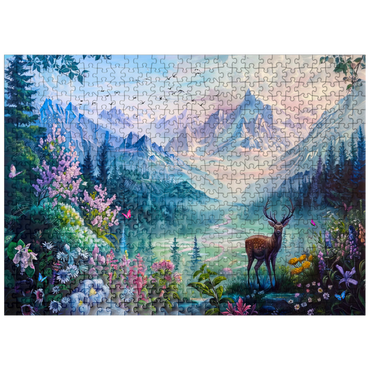 puzzleplate Forest Deer 500 Jigsaw Puzzle