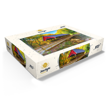 Autumn in Flume Gorge 1000 Jigsaw Puzzle box view1