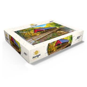 Autumn in Flume Gorge 500 Jigsaw Puzzle box view1