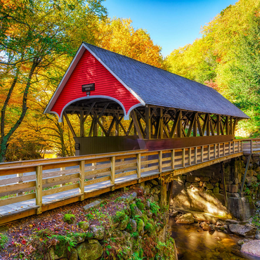 Autumn in Flume Gorge 500 Jigsaw Puzzle 3D Modell
