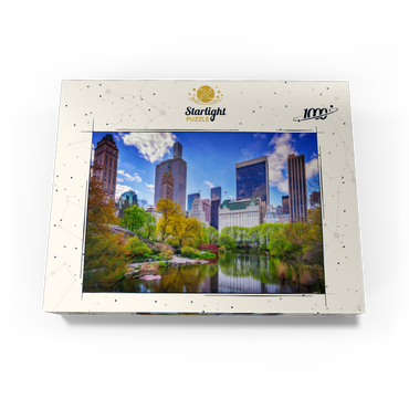 Central Park South from Gapstow Bridge 1000 Jigsaw Puzzle box view3