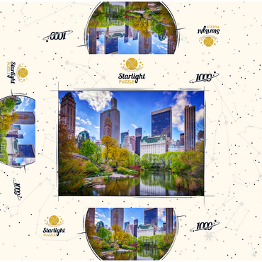 Central Park South from Gapstow Bridge 1000 Jigsaw Puzzle box 3D Modell