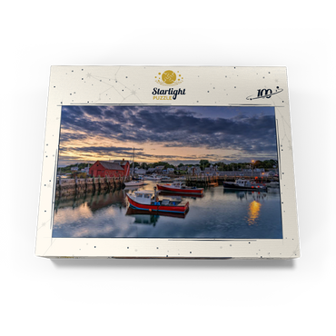Dawn in the Harbor 100 Jigsaw Puzzle box view3