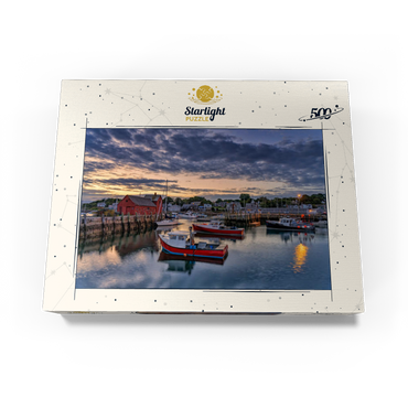 Dawn in the Harbor 500 Jigsaw Puzzle box view3