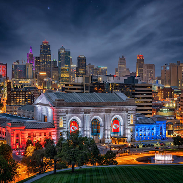 Kansas City at Night 100 Jigsaw Puzzle 3D Modell