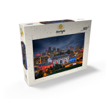 Kansas City at Night 500 Jigsaw Puzzle box view2