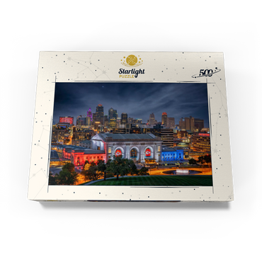 Kansas City at Night 500 Jigsaw Puzzle box view3