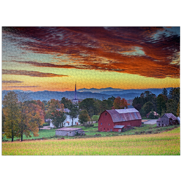 puzzleplate Dawn in Peacham, VT 1000 Jigsaw Puzzle