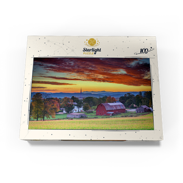 Dawn in Peacham, VT 100 Jigsaw Puzzle box view3