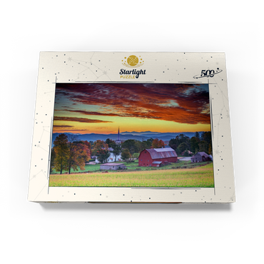 Dawn in Peacham, VT 500 Jigsaw Puzzle box view3