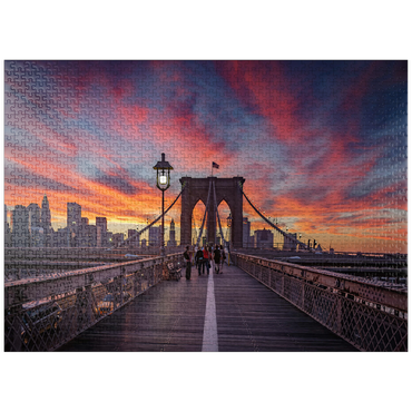 puzzleplate Brooklyn Sunset 1000 Jigsaw Puzzle