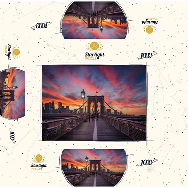 Brooklyn Sunset 1000 Jigsaw Puzzle box 3D Modell