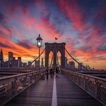 Brooklyn Sunset 100 Jigsaw Puzzle 3D Modell