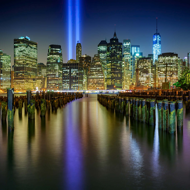 NYC Tribute Lights 1000 Jigsaw Puzzle 3D Modell