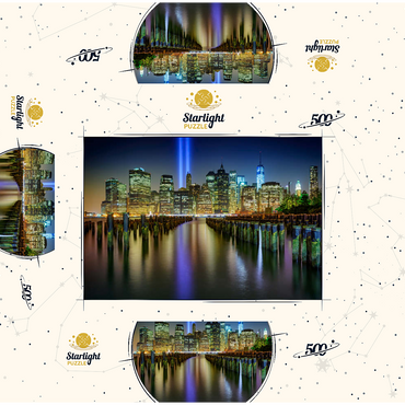 NYC Tribute Lights 500 Jigsaw Puzzle box 3D Modell