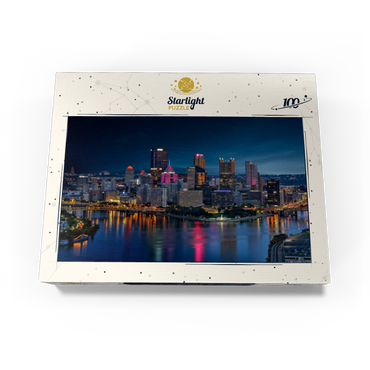 Pittsburgh Twilight 100 Jigsaw Puzzle box view3