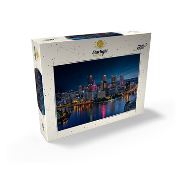 Pittsburgh Twilight 500 Jigsaw Puzzle box view2